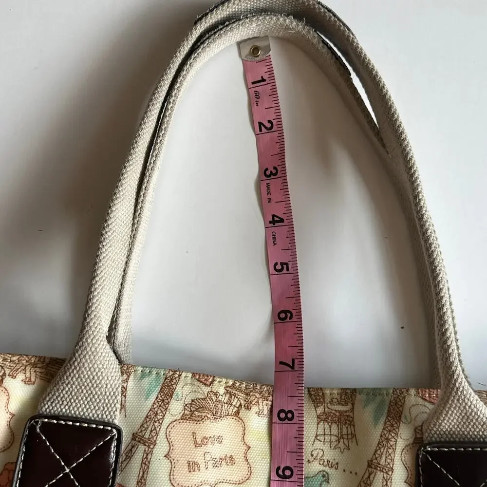 Cath Kidston Bag Womens Love in Paris Eiffel Tower Tote Carryall Cute Purse